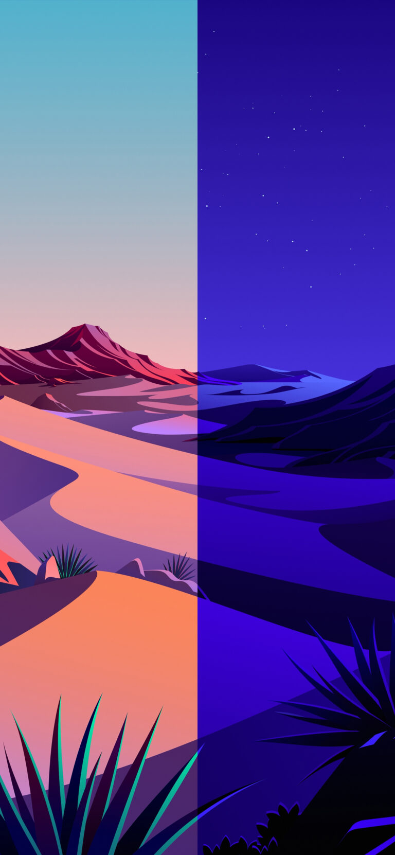 Default wallpaper of Lake The Desert | DUAL