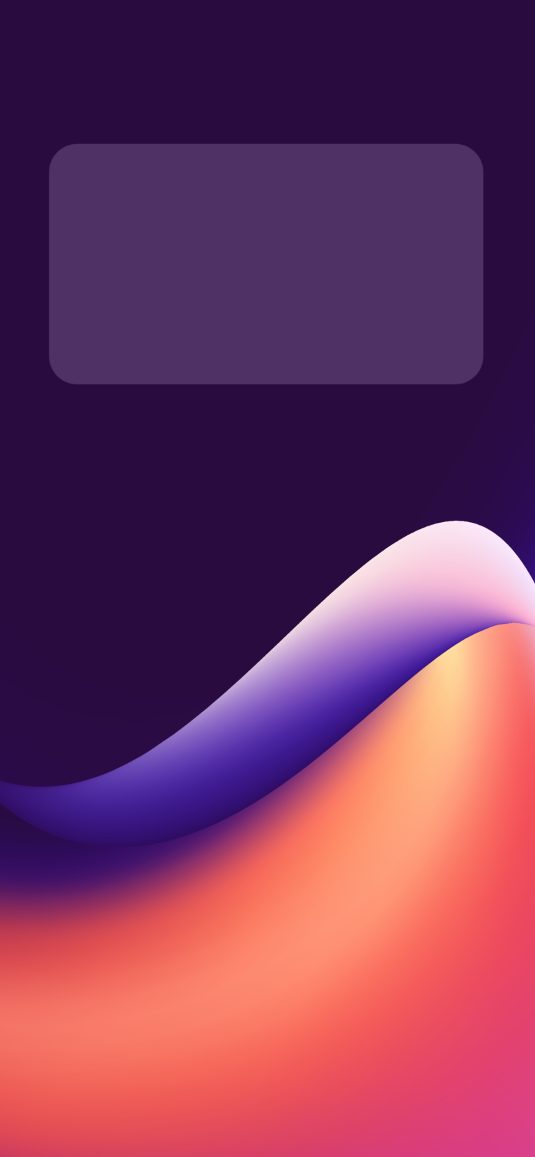 Default wallpaper of Abstract Siri | DUAL Top Widgets