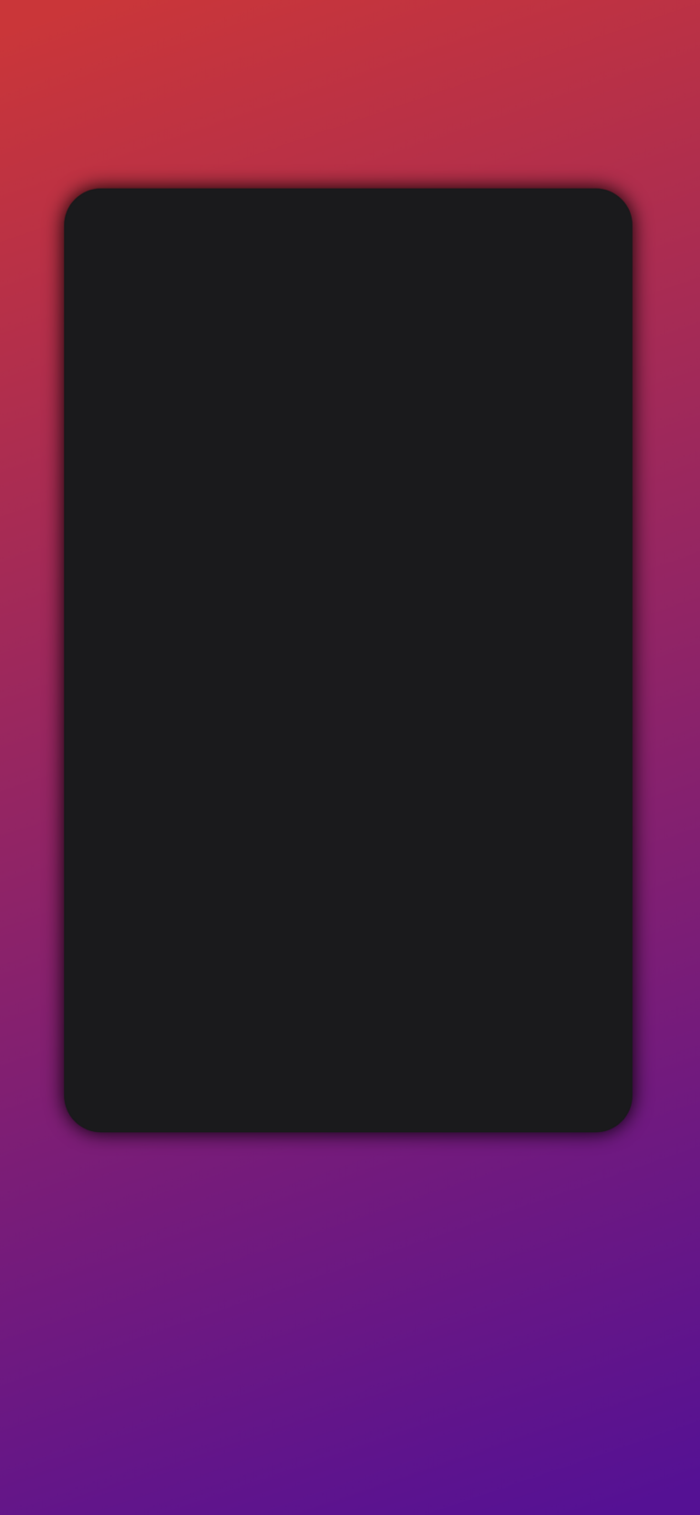 Default wallpaper of Purple Gradient | HomeScreen DUAL (Darkest)