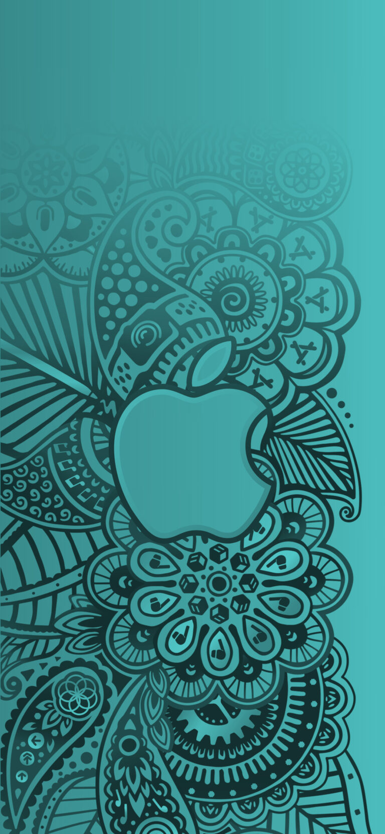 Default wallpaper of Apple Green