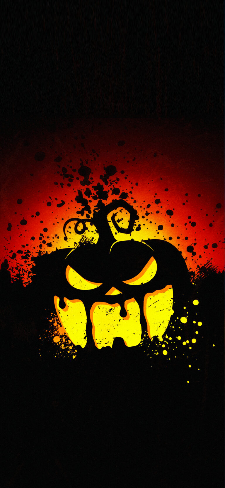 Default wallpaper of Halloween Pumpkin