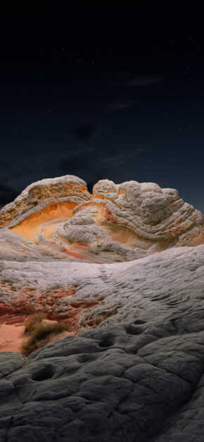 Desert Dome Night – Official from iOS 14.2 | Stock Wallpaper