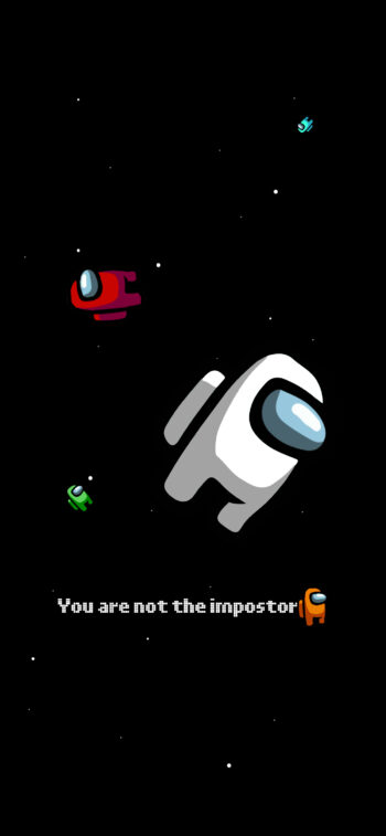 Among Us! You are not the impostor | Lockscreen