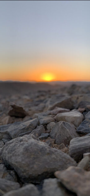 Tramonto Nel Deserto