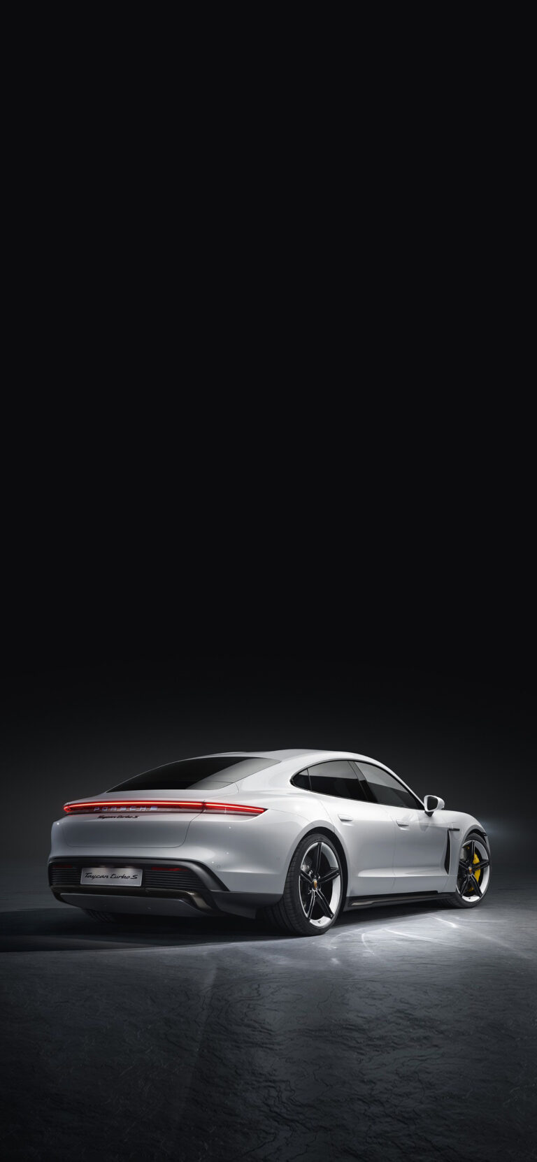 Default wallpaper of Porsche Taycan Turbo S