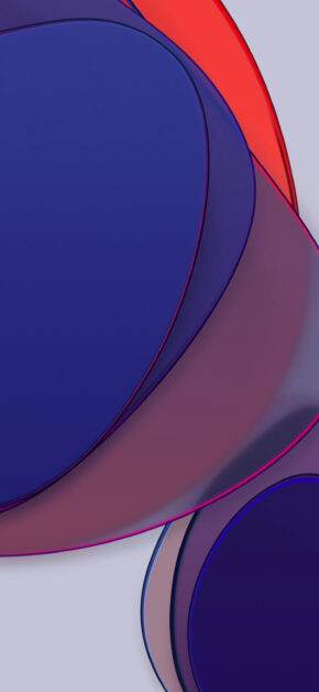 OnePlus 8T – HydrogenOS 11 Stock Wallpaper – Dark Blue and Red