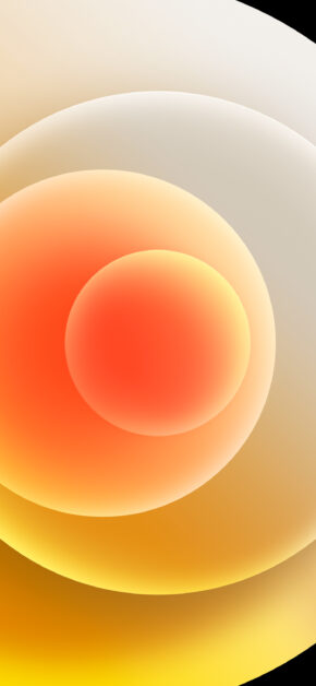iPhone 12 – Orbs White (Light) – Stock Wallpaper