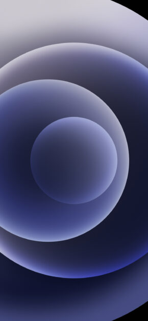 iPhone 12 – Orbs Black (Light) – Stock Wallpaper