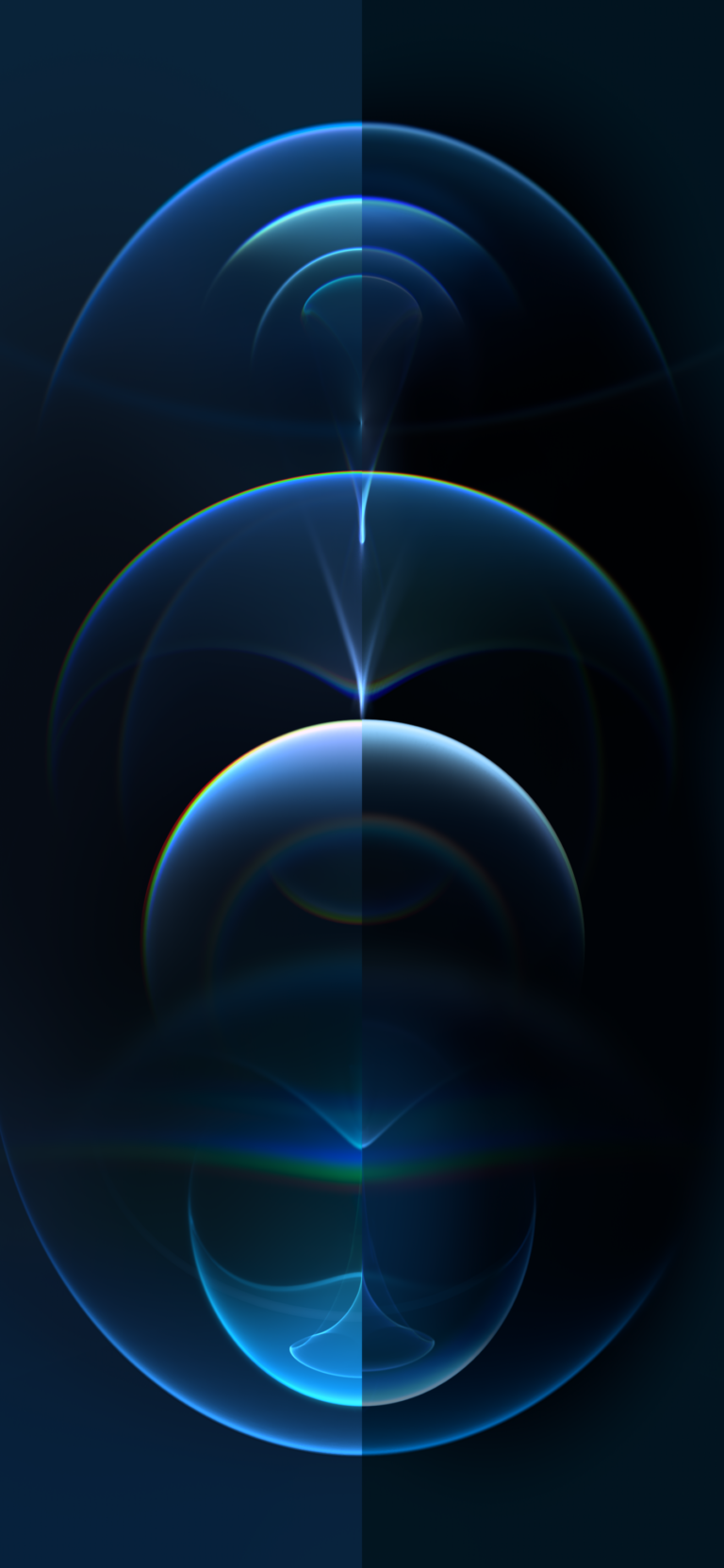 Default wallpaper of Resonance Blue (Dark) | DUAL