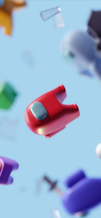 Among Us! Floating in the space (Blue)