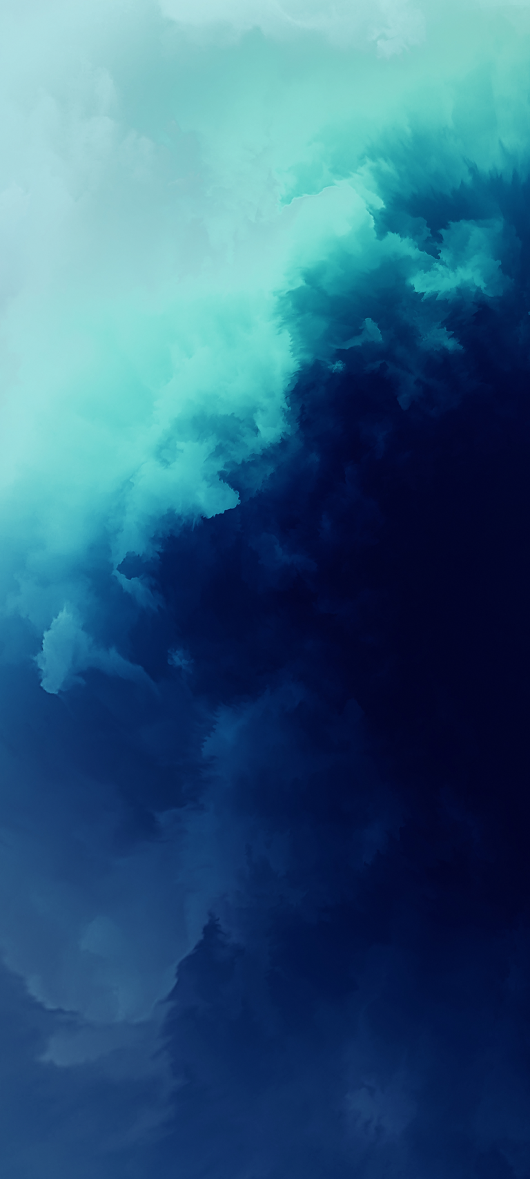 Default wallpaper of Blue Nebula