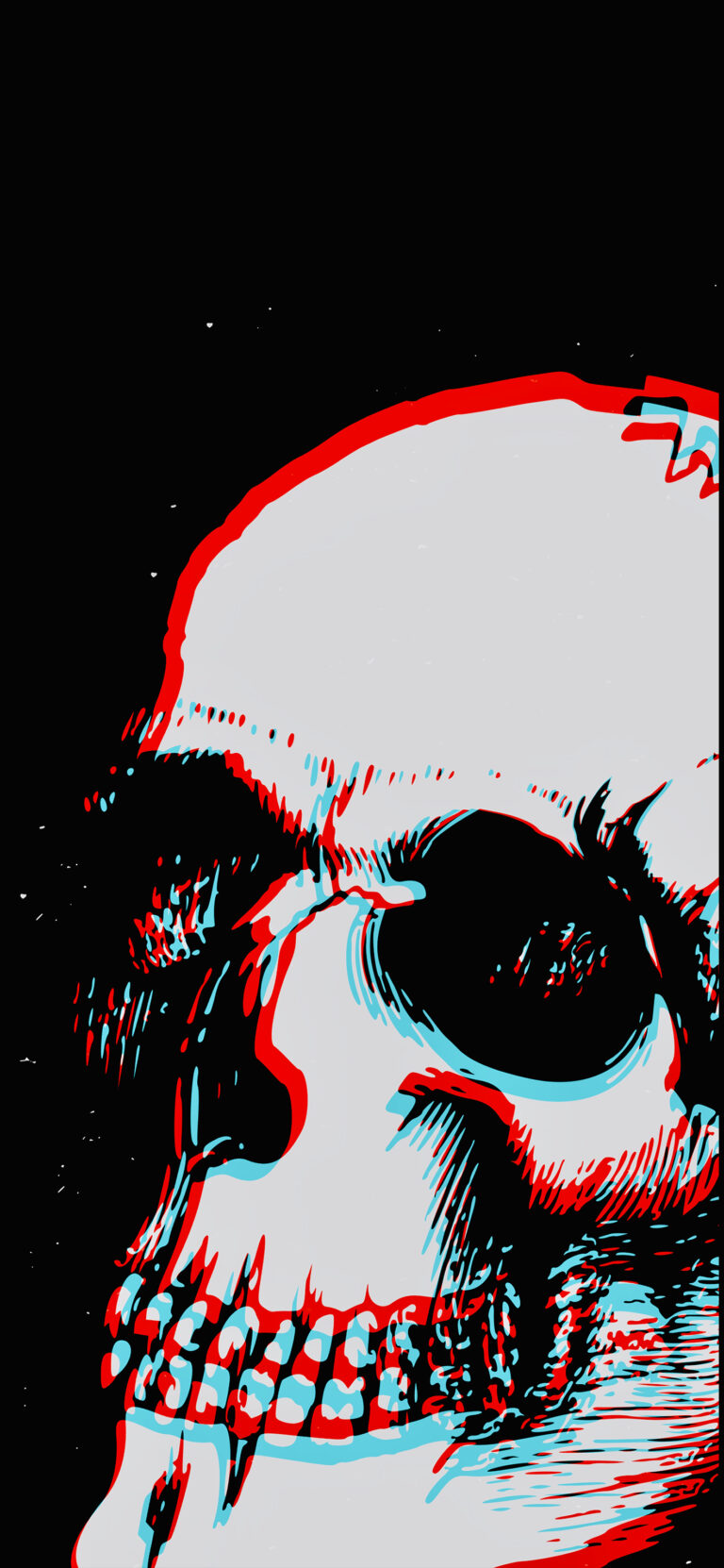 Default wallpaper of Skull 3D