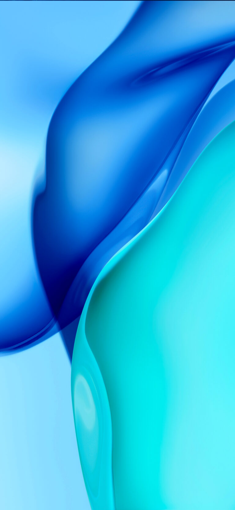 Default wallpaper of Huawei P40 Pro – Blue