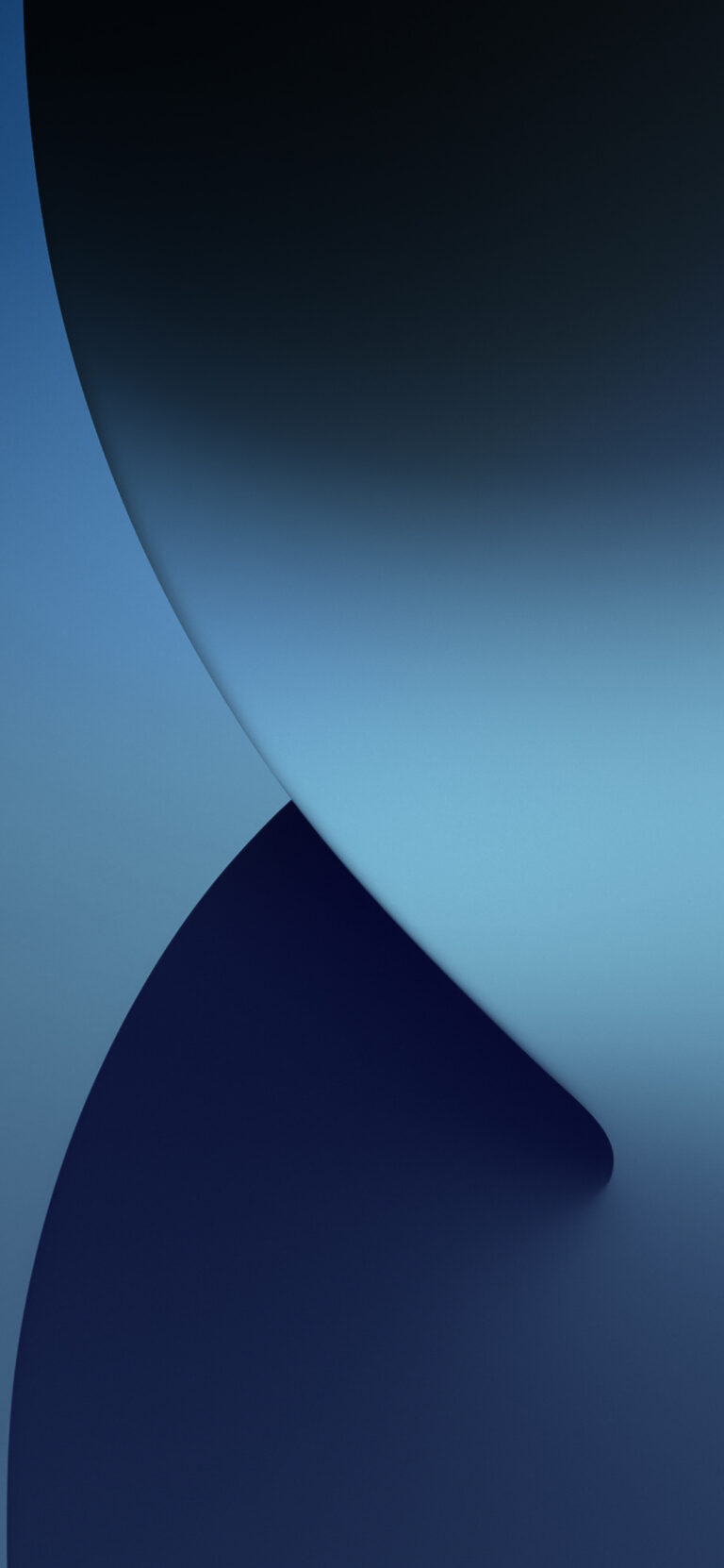 Default wallpaper of iOS 14 Pacific Blue Modd