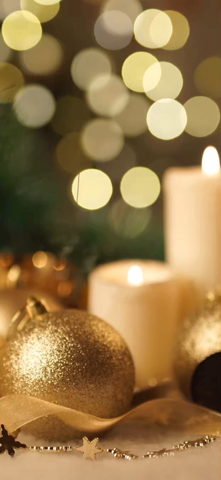 Default wallpaper of Gold Christmas | LIVE Wallpaper