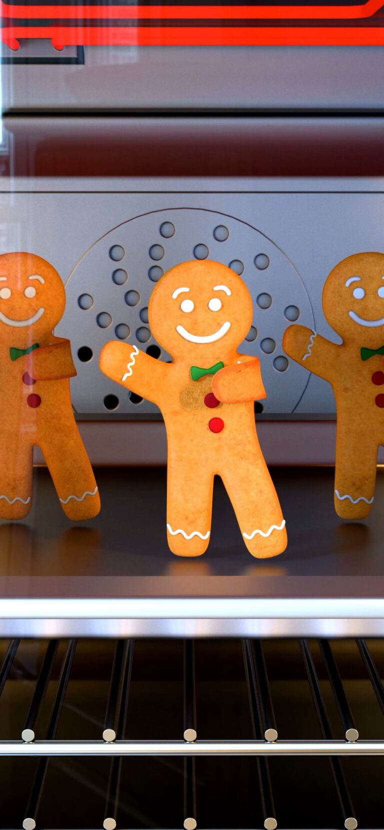 Default wallpaper of Dancing Gingerbread Christmas