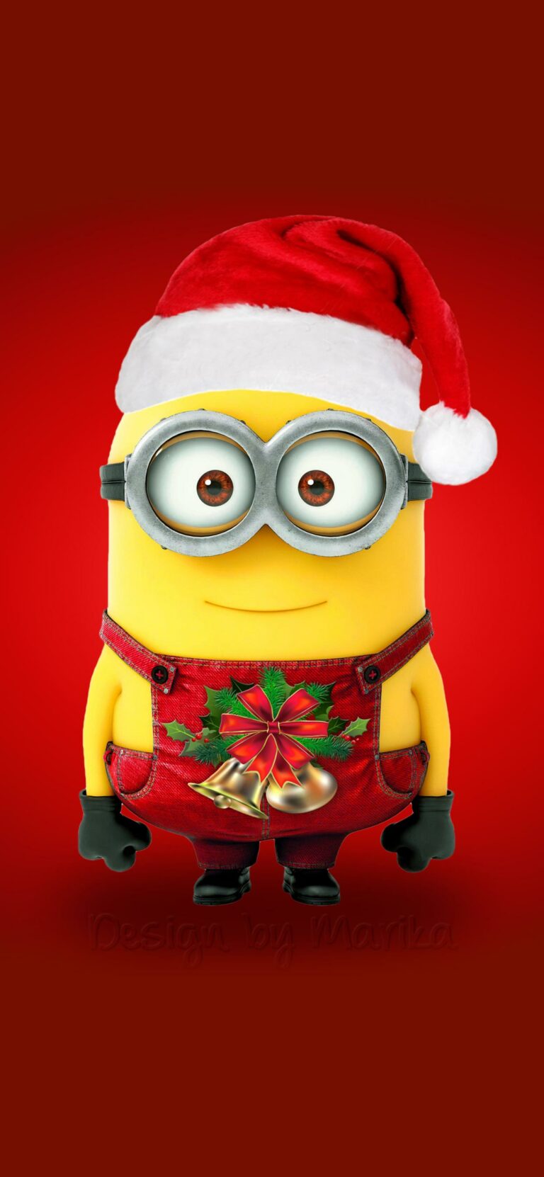 Default wallpaper of Minion Christmas!