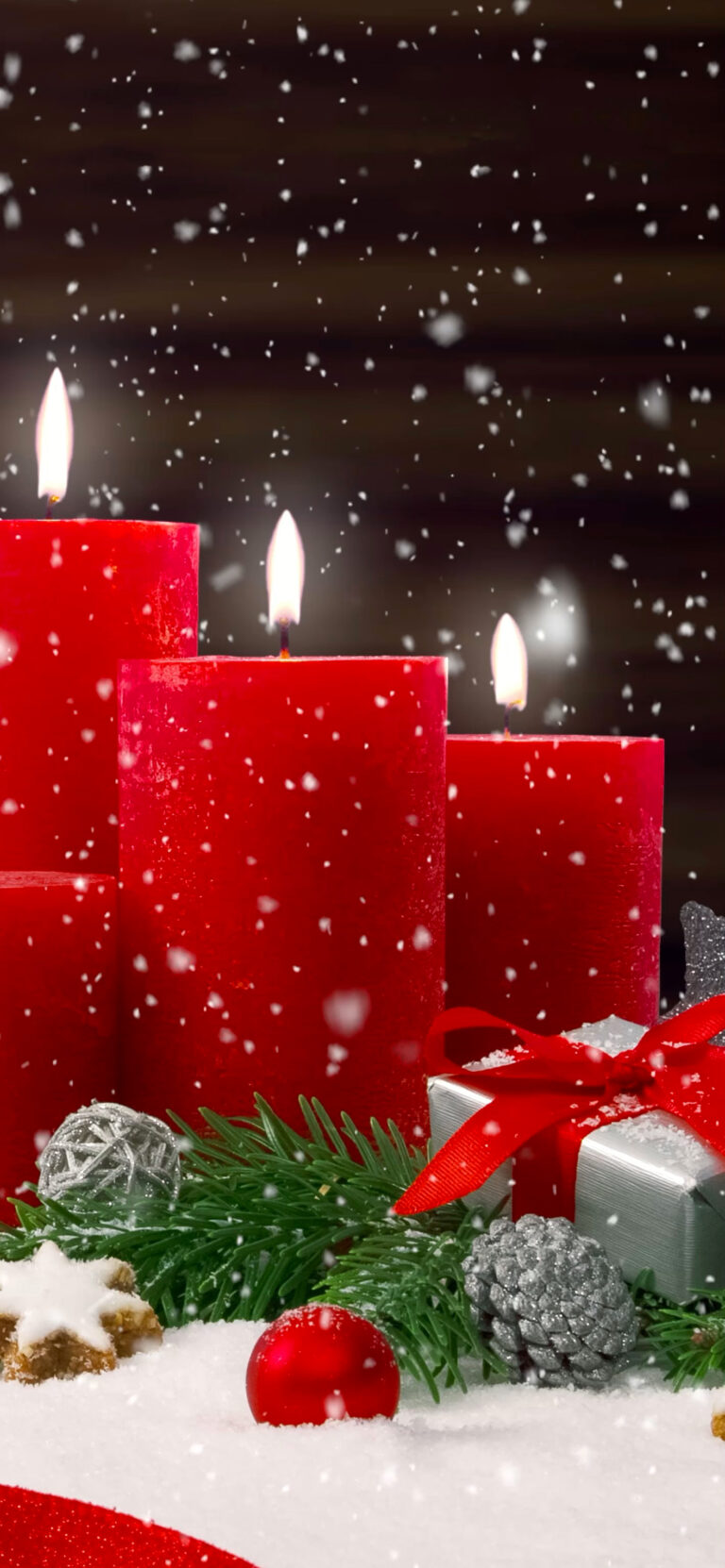 Default wallpaper of Christmas Candles | LIVE Wallpaper