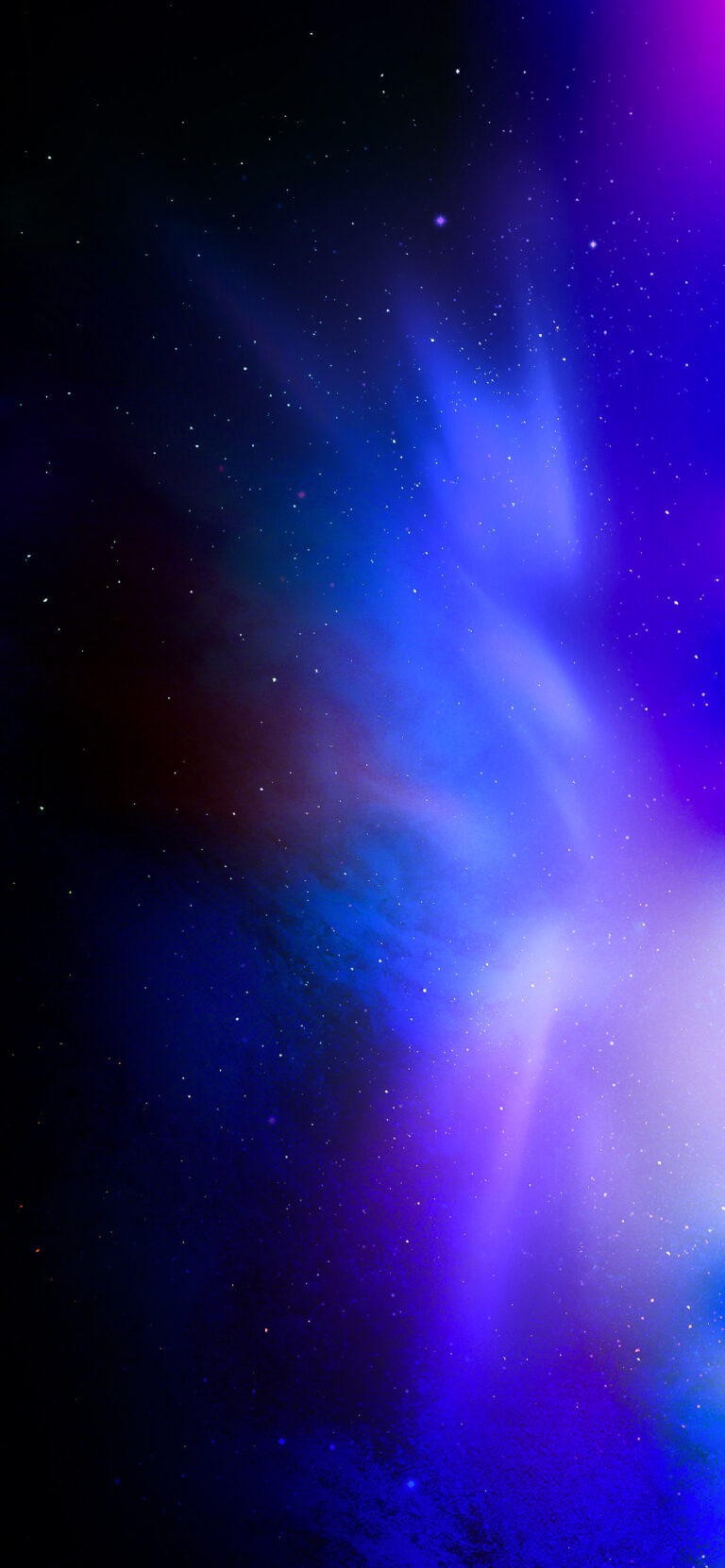 Default wallpaper of Space Blu