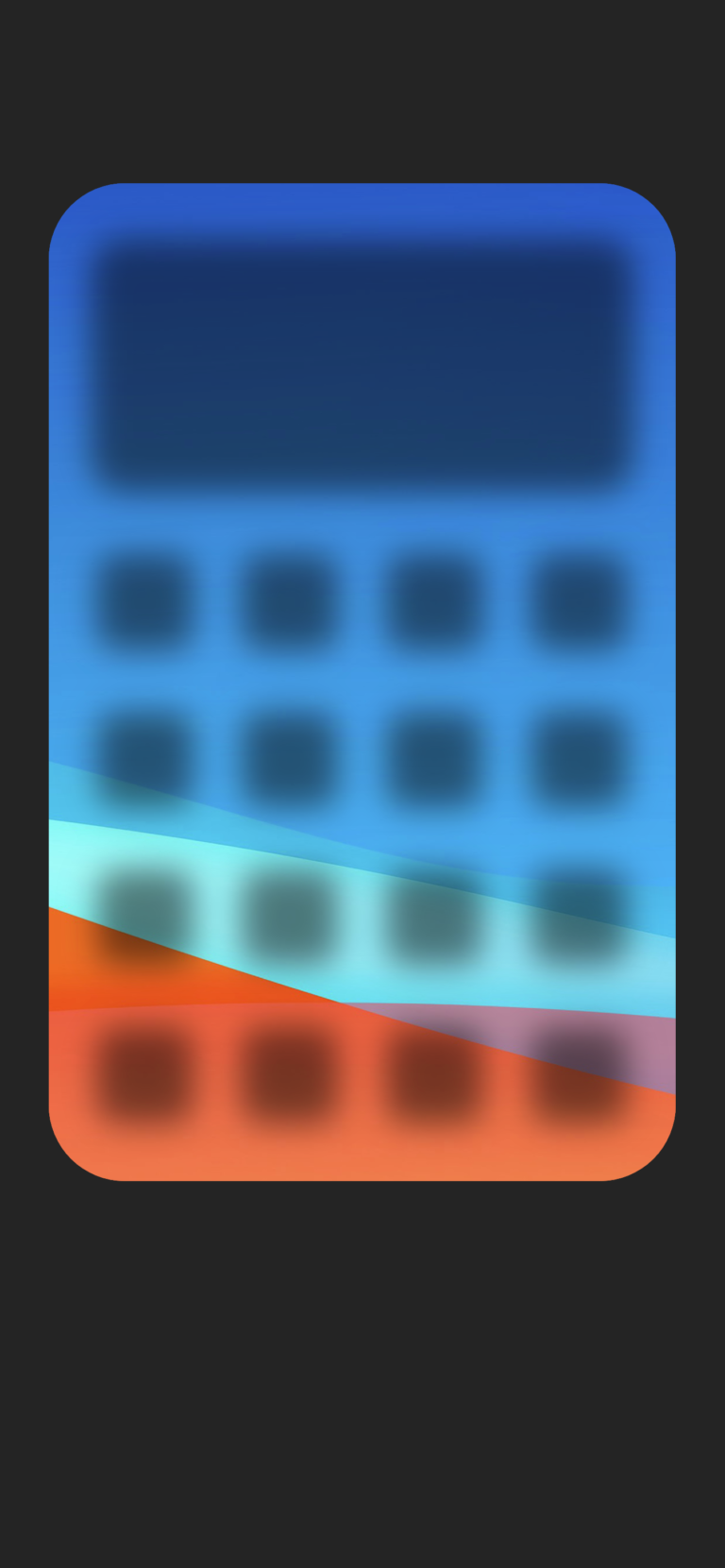 Default wallpaper of Waves | Pixel Perfect by @ispazio