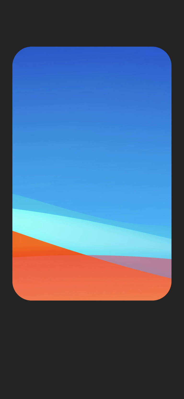 Default wallpaper of Waves No Icons Shadow | Pixel Perfect