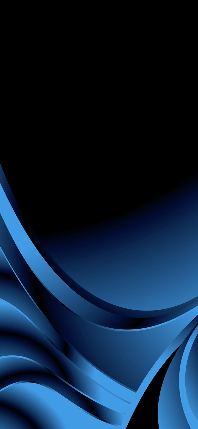 Default wallpaper of Pacific Blue Waves