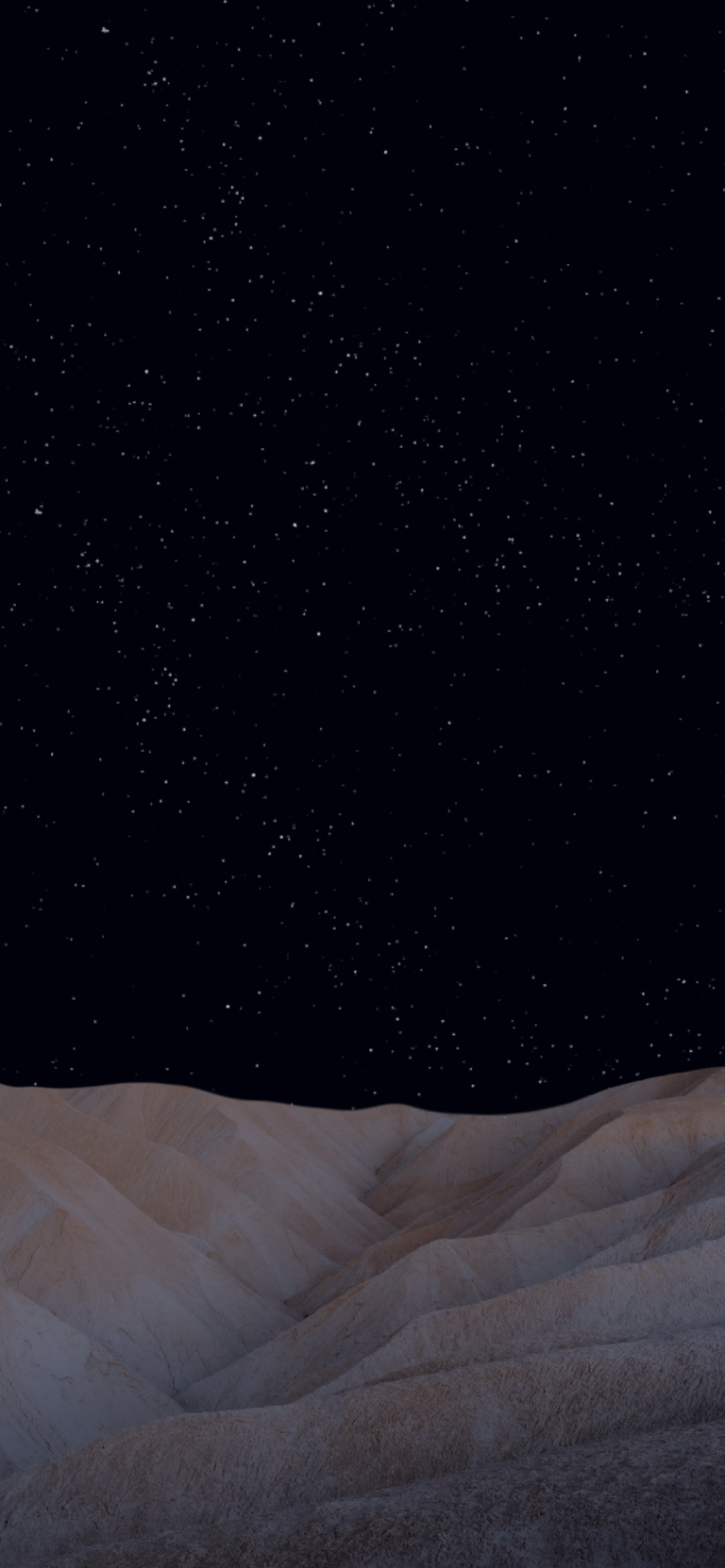 Default wallpaper of Desert (Night) – Android 12 Stock Wallpaper