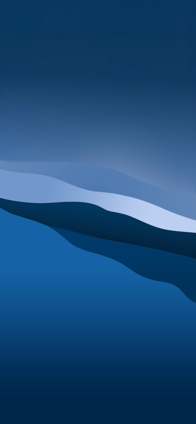 Default wallpaper of macOS Big Sur – Pacific Blue Modd