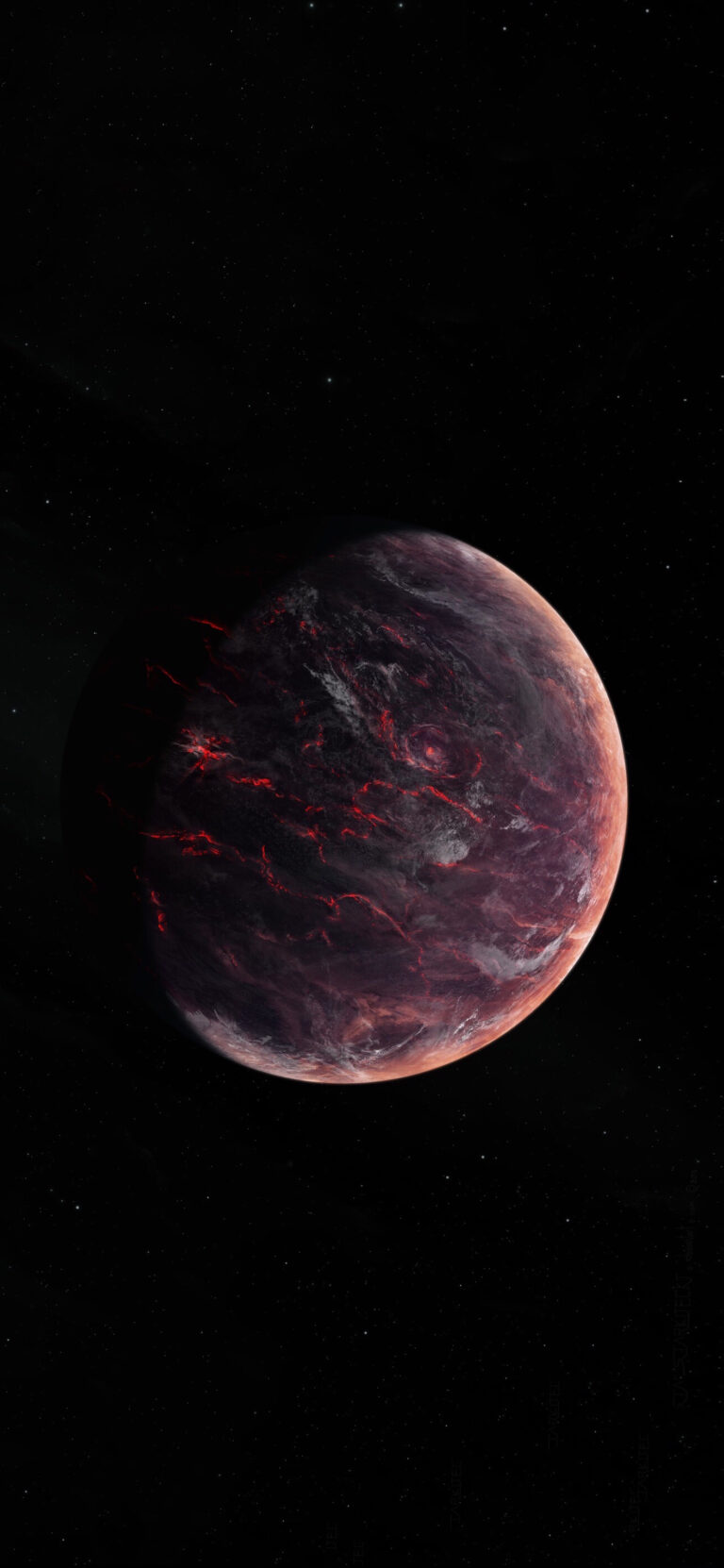 Default wallpaper of Planet X