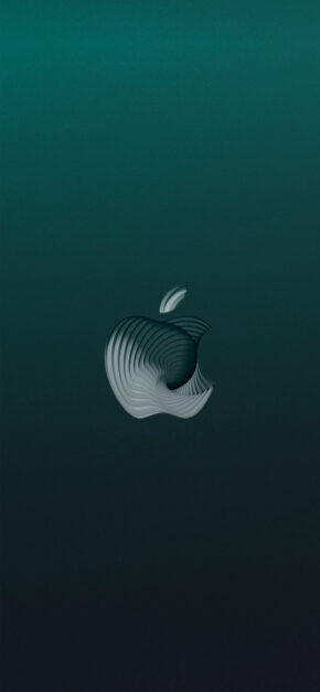 Dark Green Apple | Lockscreen
