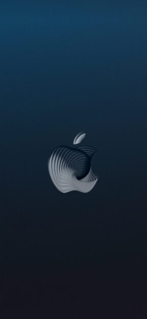 Dark Blue Apple | Lockscreen
