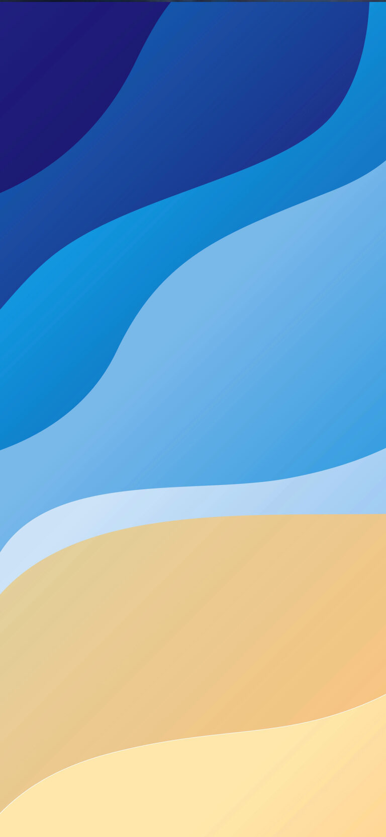 Default wallpaper of Waves