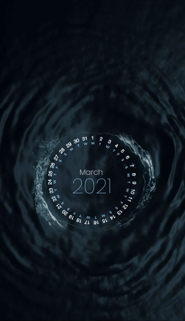 Default wallpaper of Calendar: March 2021 – #3 | LIVE Wallpaper