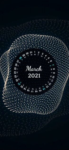 Calendar: March 2021 – #1 | LIVE Wallpaper