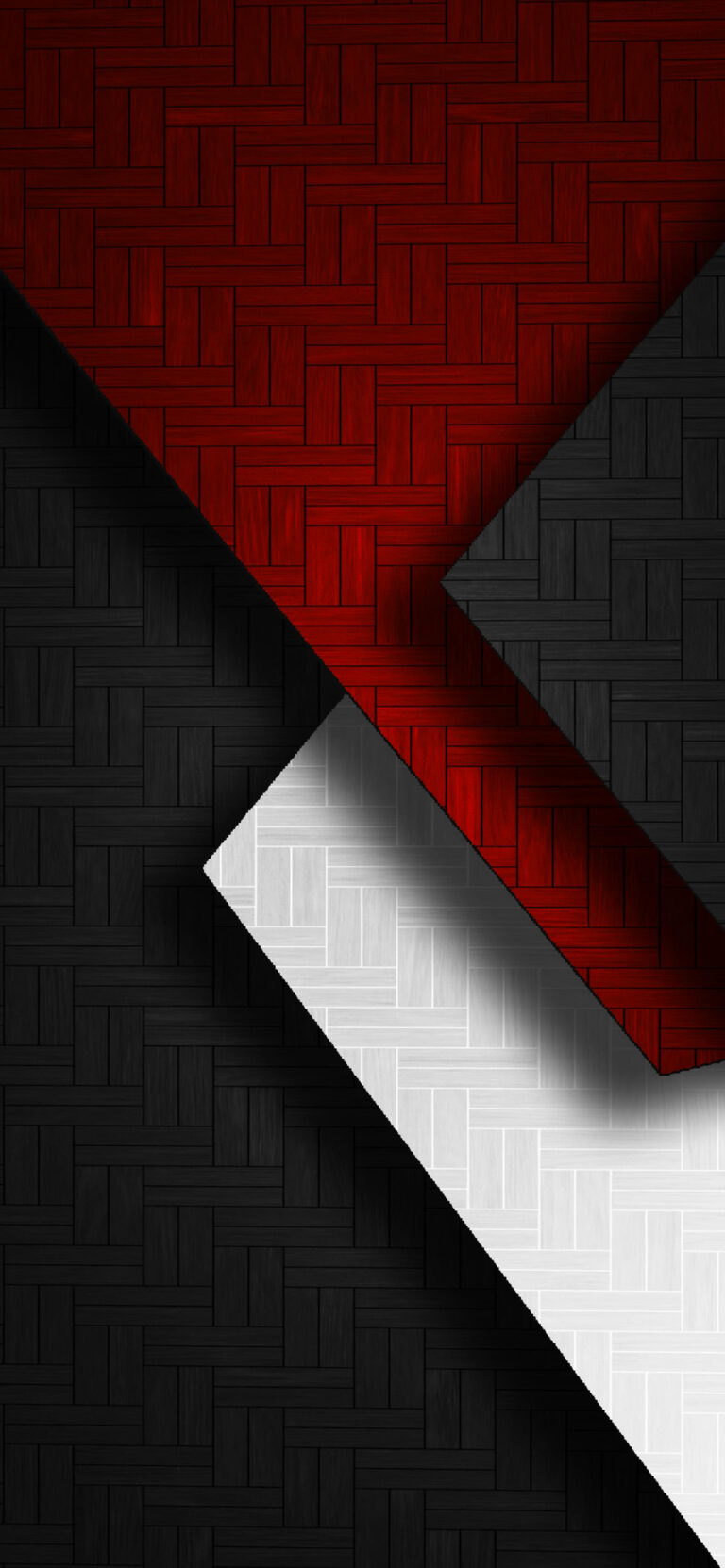 Default wallpaper of Black White and Red Parquet