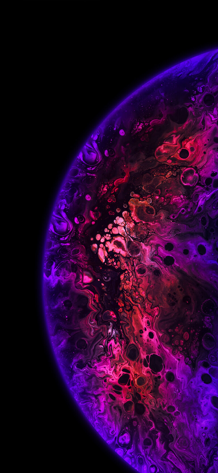 Default wallpaper of Toxic Planet