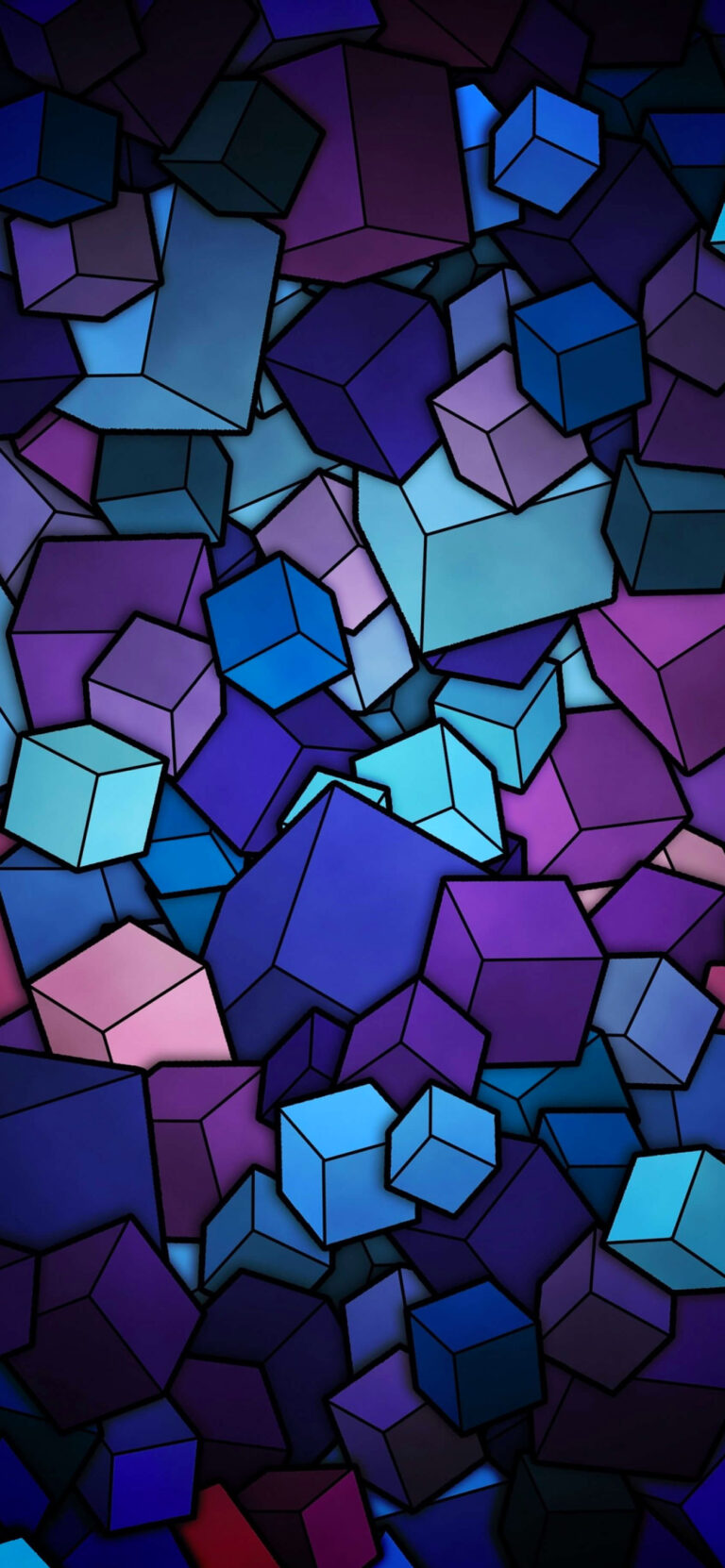 Default wallpaper of Cubes