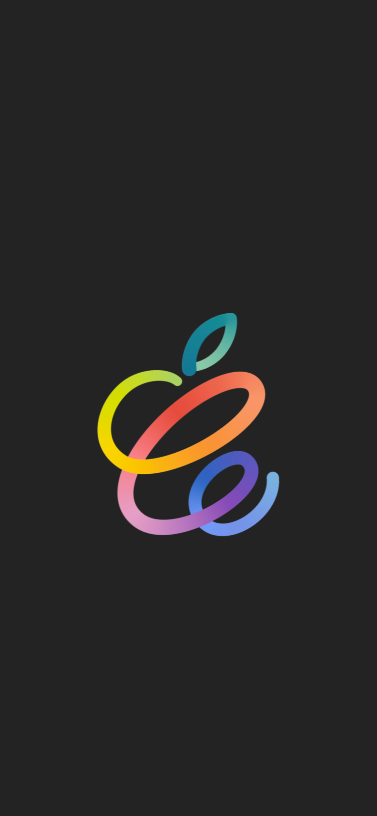 Default wallpaper of Apple Event “Spring Loaded” – Dark