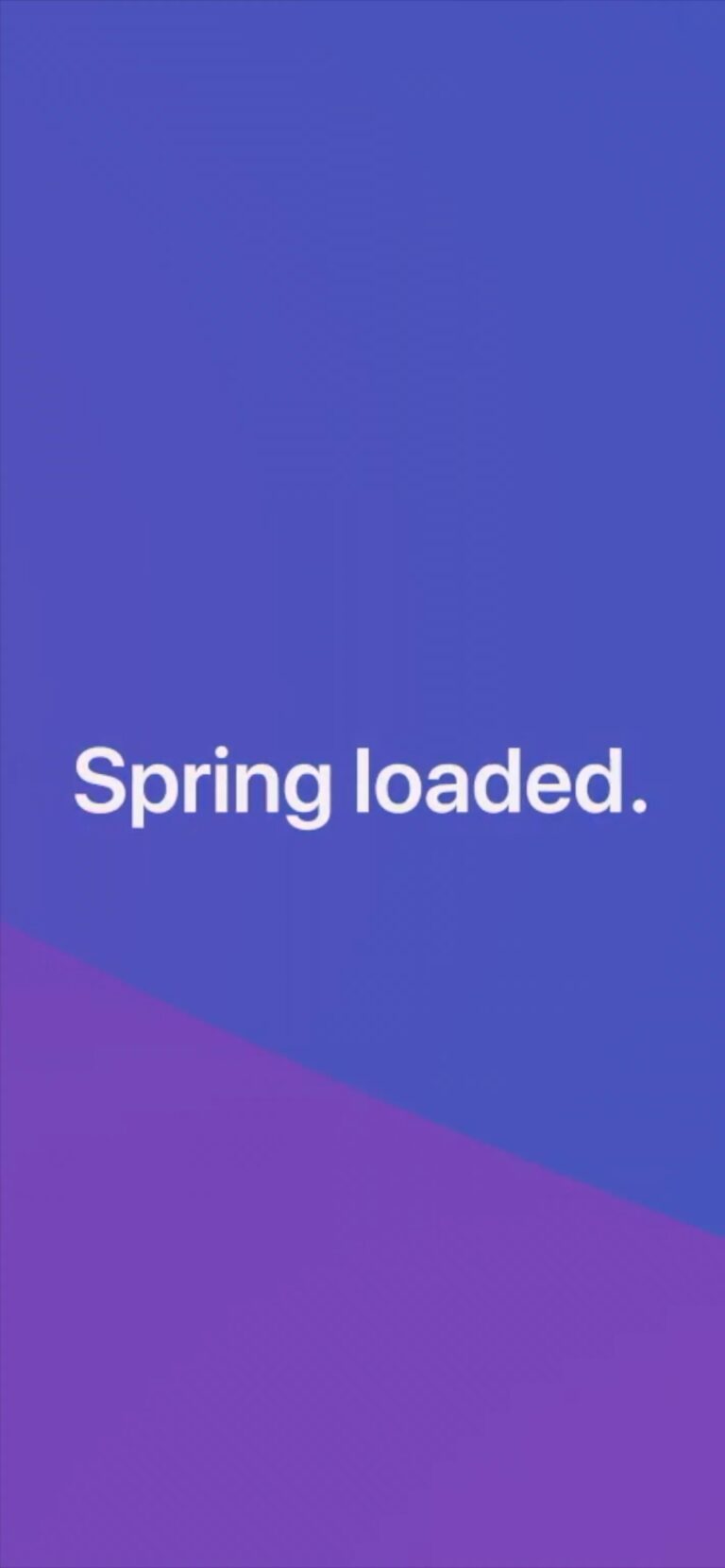 Default wallpaper of Spring Loaded #2 – Apple Event | LIVE Wallpaper @iSpazio Exclusive