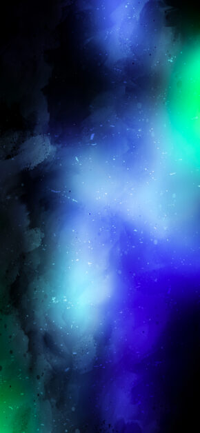 Blue and Green Watercolored