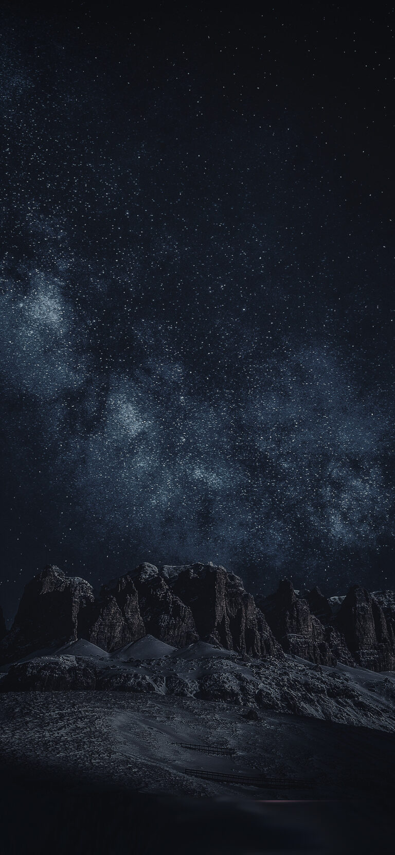 Default wallpaper of Night Galaxy