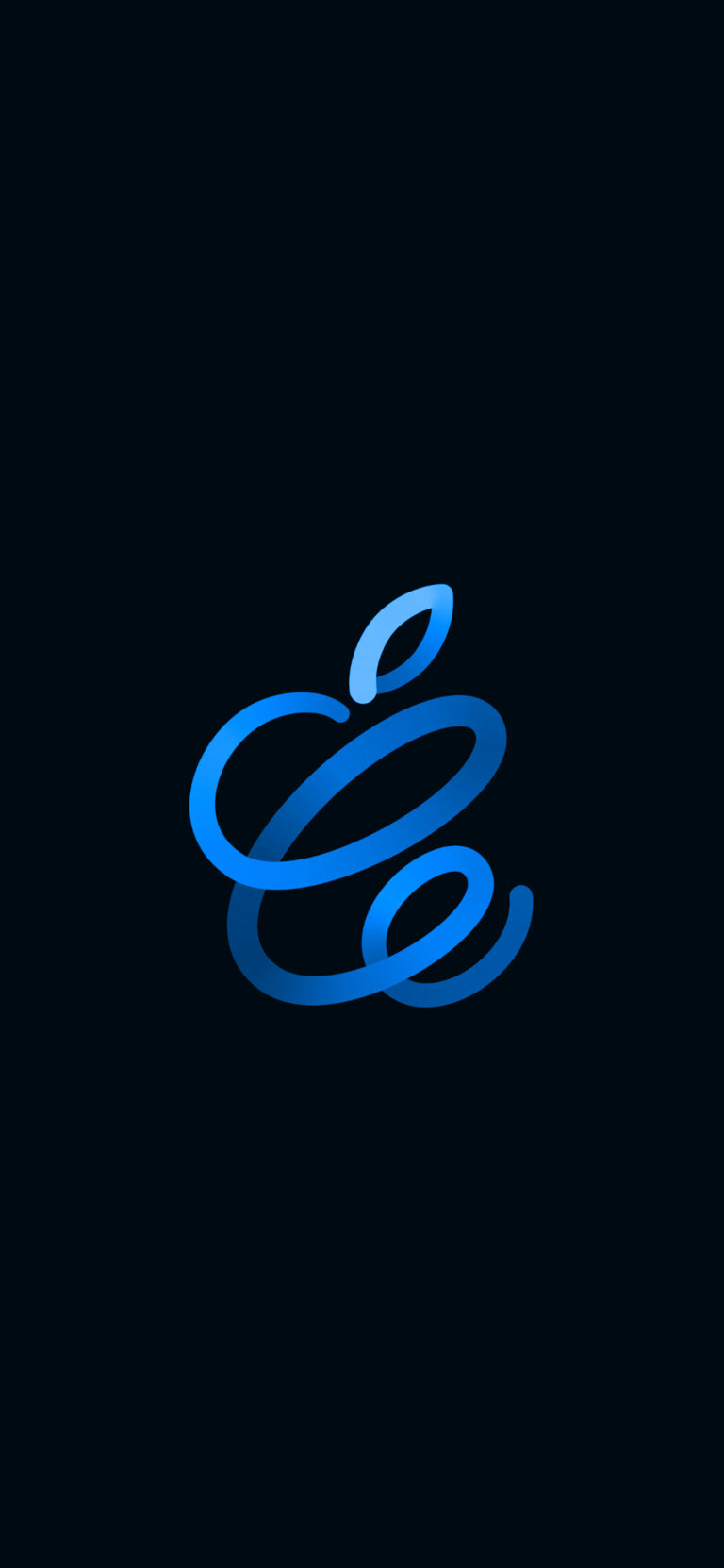 Default wallpaper of Apple Event – Spring Loaded – Blue Modd