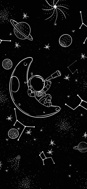 White Drawn on Black BG