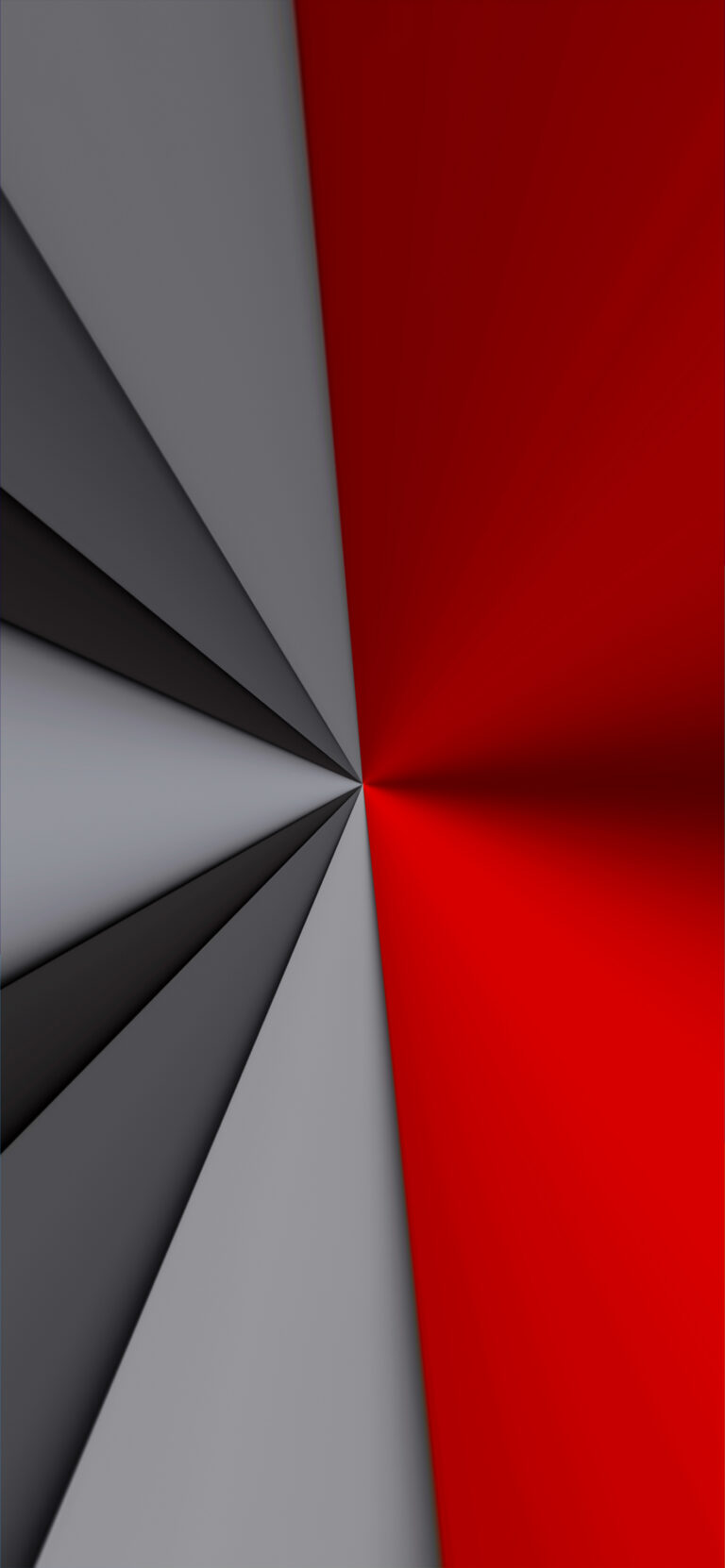 Default wallpaper of Radial Red and Gray