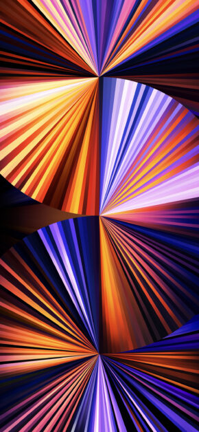 iPad Pro 2021 Official Stock Wallpaper – Fans Fans Purple (Light)