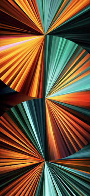 iPad Pro 2021 Official Stock Wallpaper – Fans Fans Green (Light)