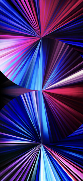 iPad Pro 2021 Official Stock Wallpaper – Fans Fans Blue (Light)