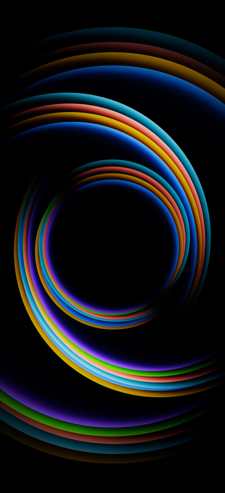 Default wallpaper of iPhone 12 Design Color Mixed