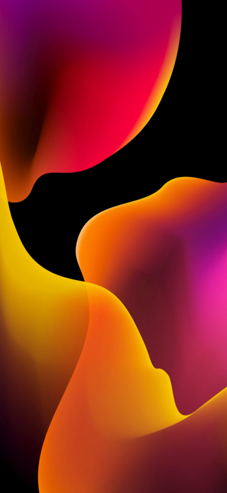 Default wallpaper of iOS Style Waves