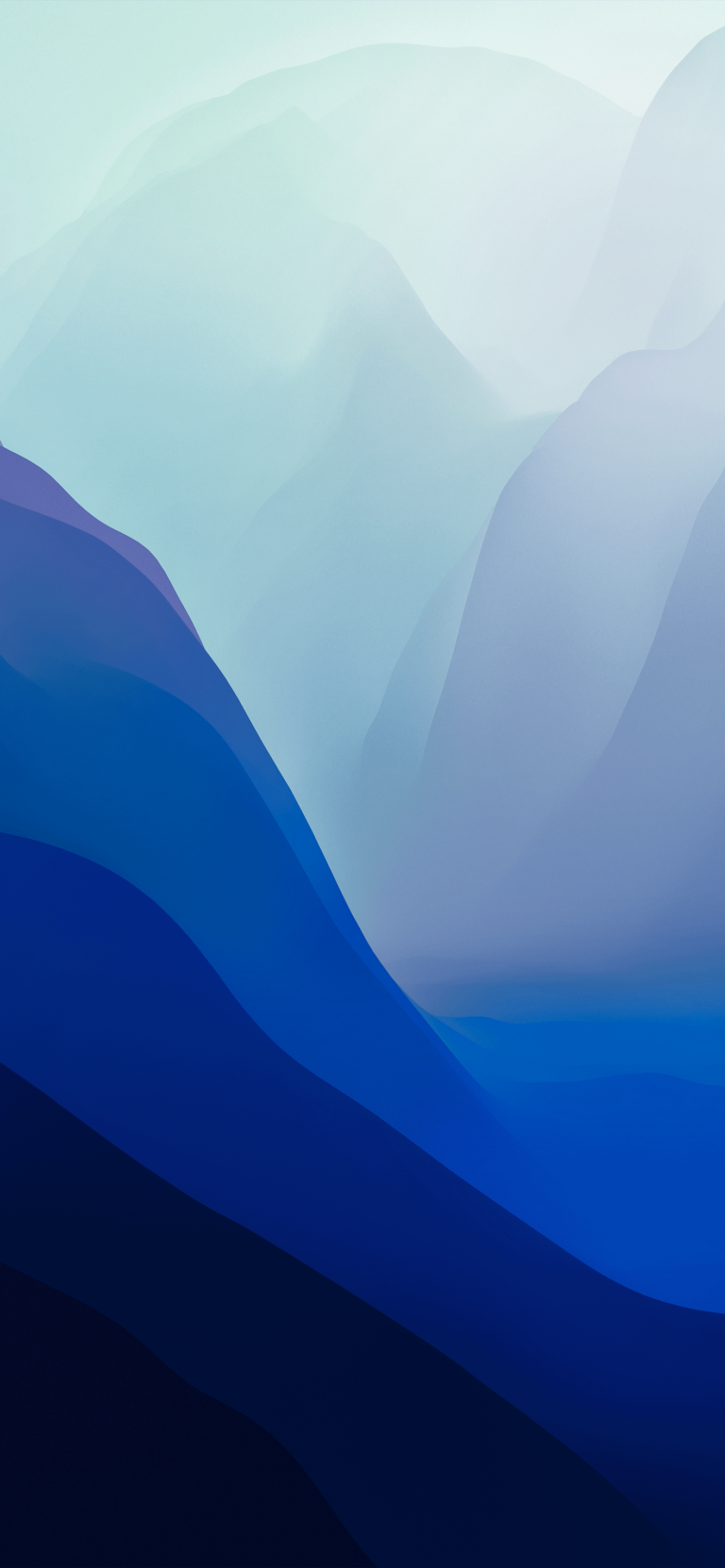 Default wallpaper of Monterey 6K – Blue Modd (Light) by @ispazio